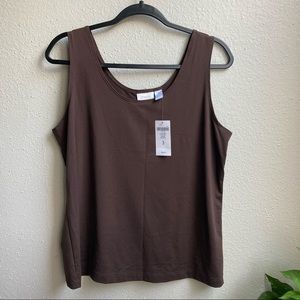 Chico’s|Brown/Espresso|Tank Top|Size 3 = XL/16